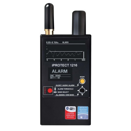 iProtect 1216 Counter surveillance 3-band RF detector
